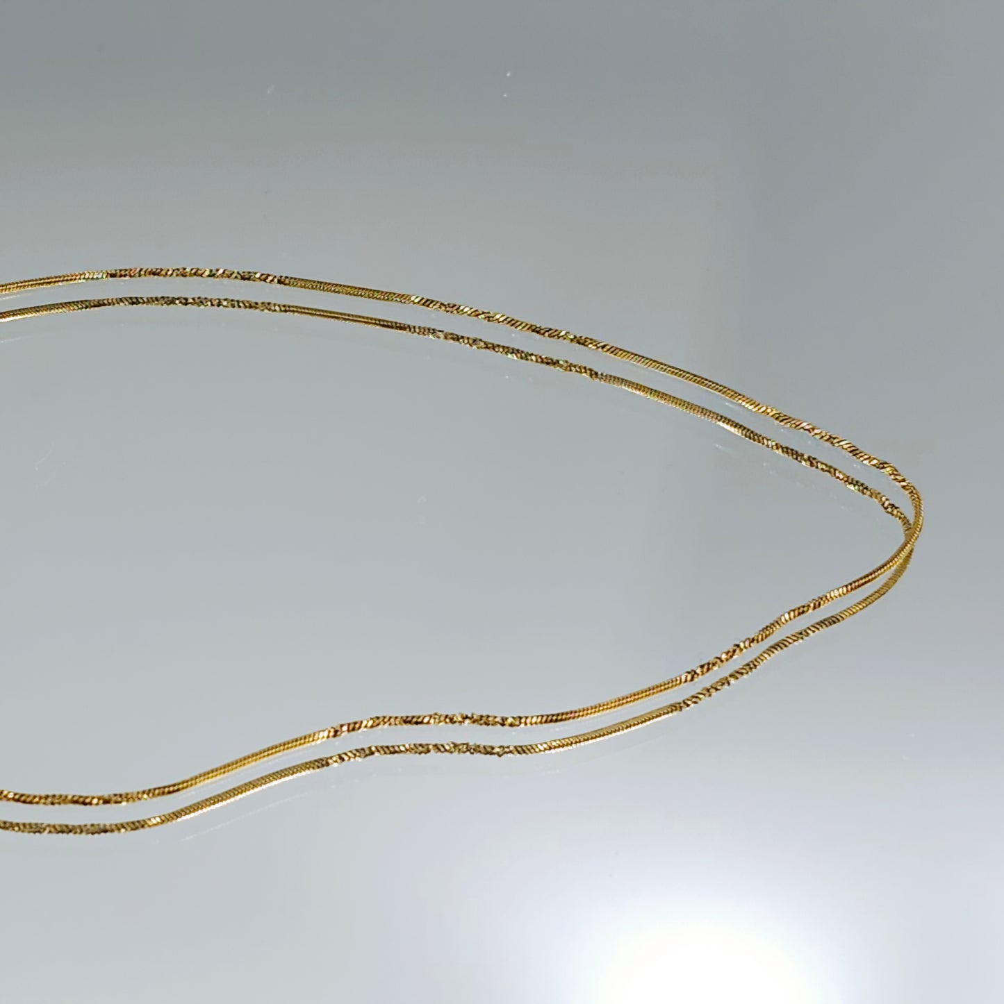 Fine Gold Twist Box Chain
