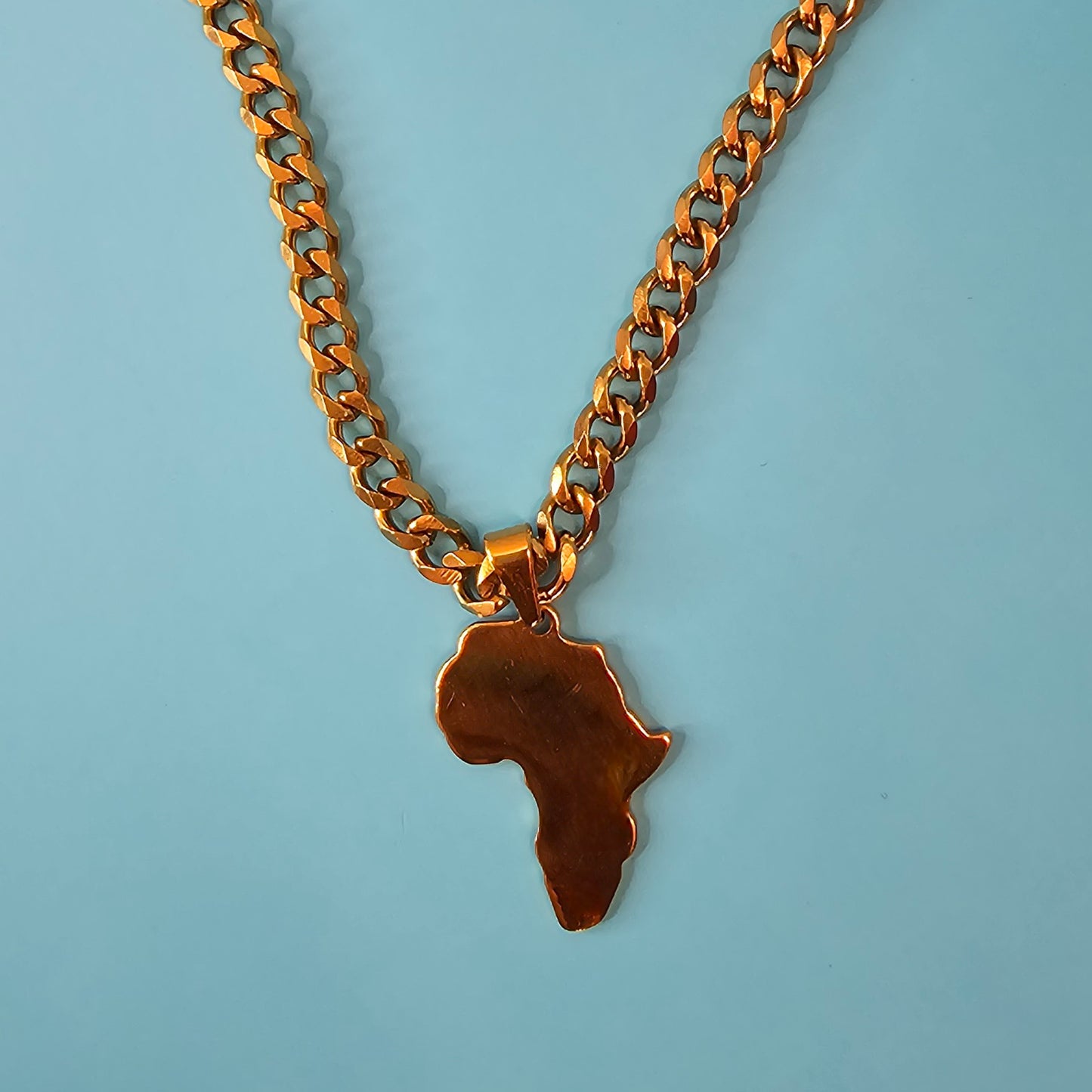 Men's Africa Pendant Necklace