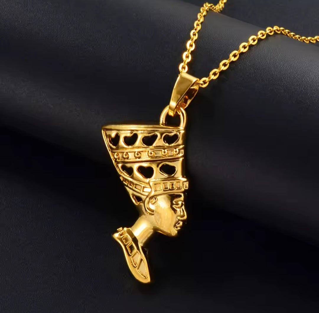 Nefertiti Pendant Necklace