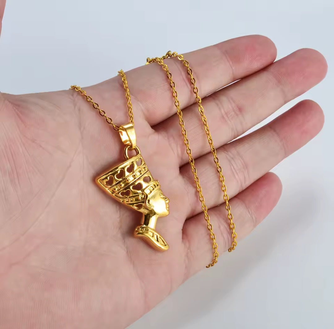 Nefertiti Pendant Necklace