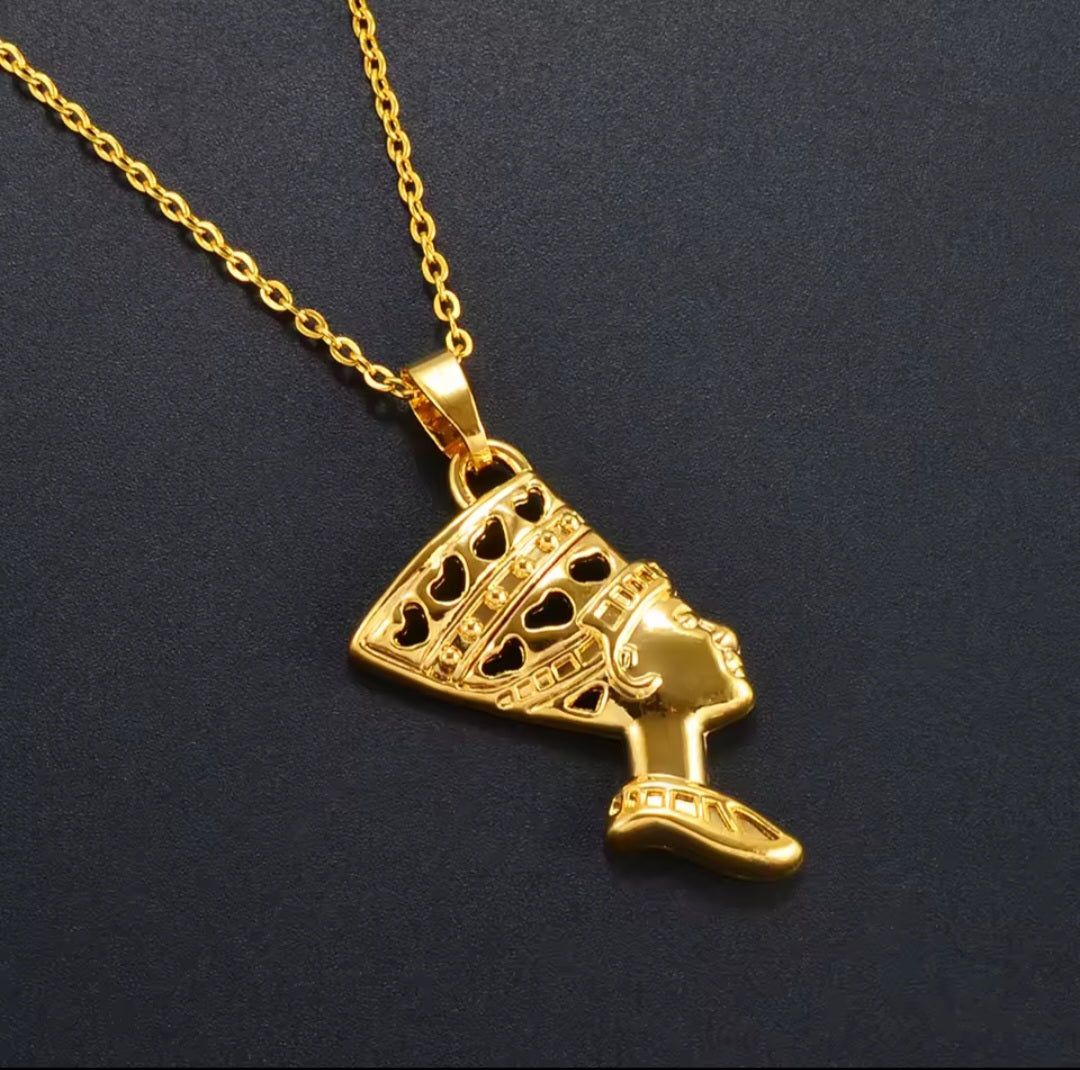 Nefertiti Pendant Necklace