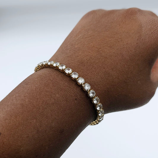 Classic Gold Tennis Bracelet