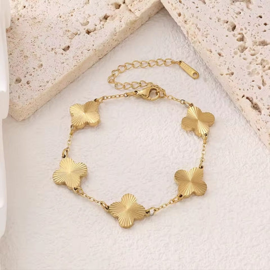 Soleil Clover Bracelet - Gold