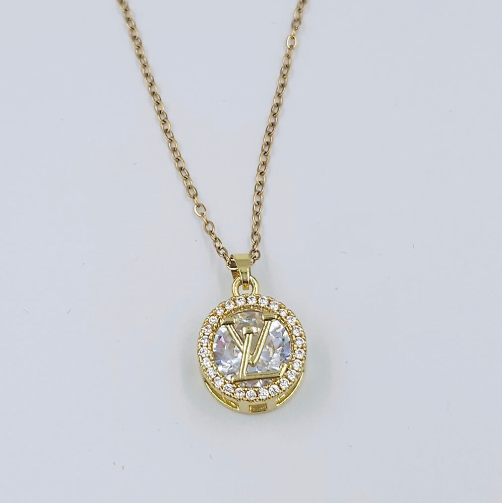 Gold LV Jewellery Set