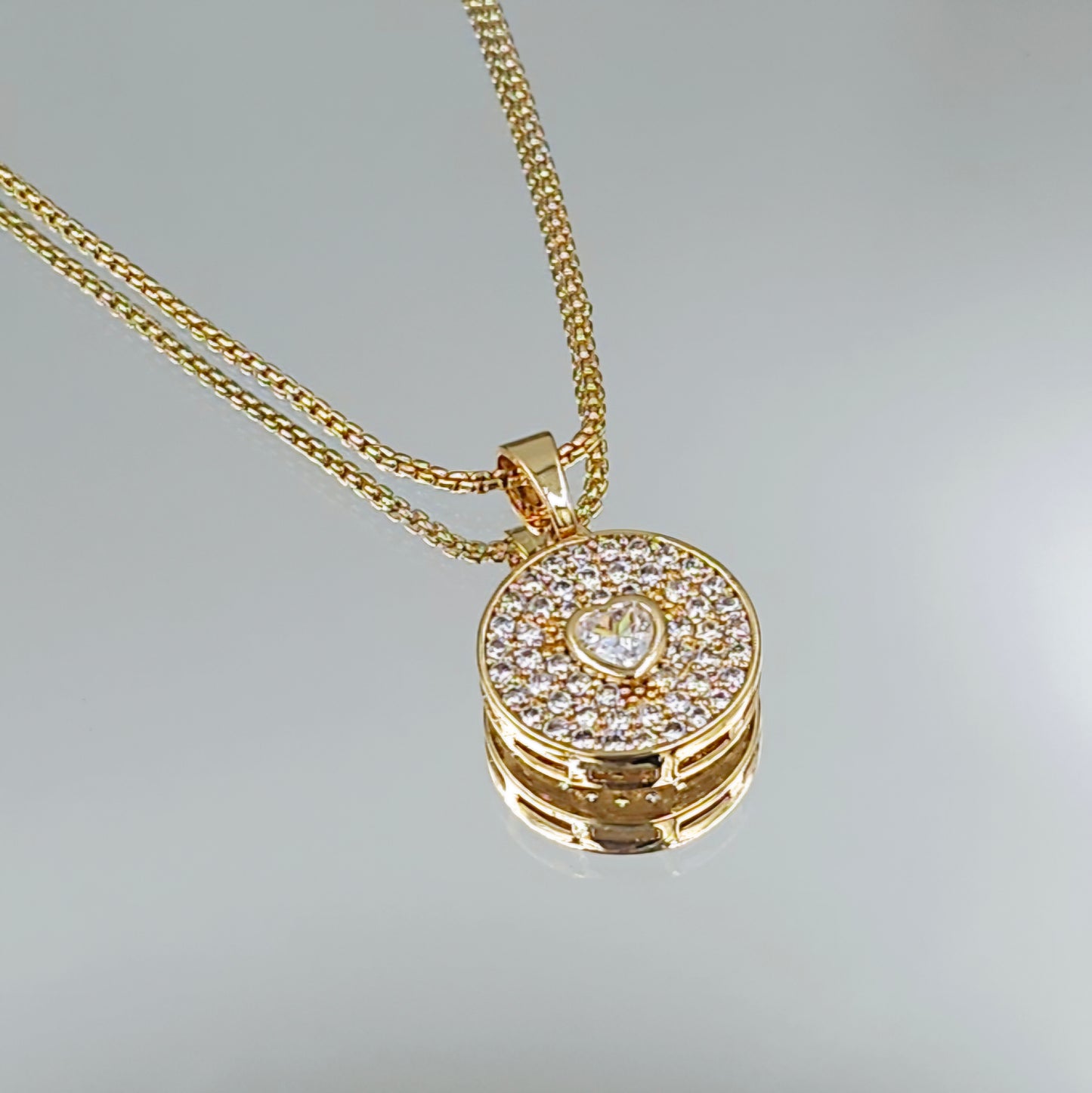 CZ Heart Jewellery Set