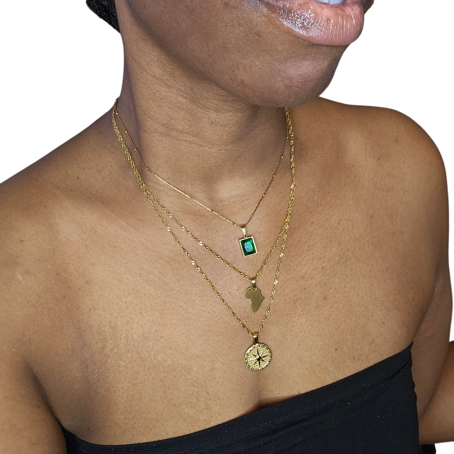 Women's Africa Pendant Necklace