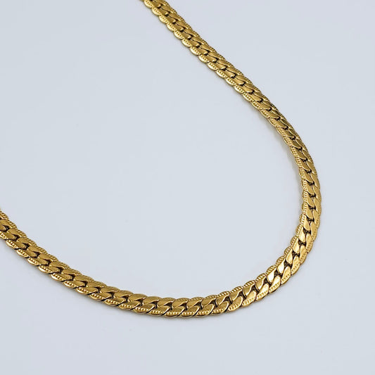 Men’s Heavy Flat Cuban Chain