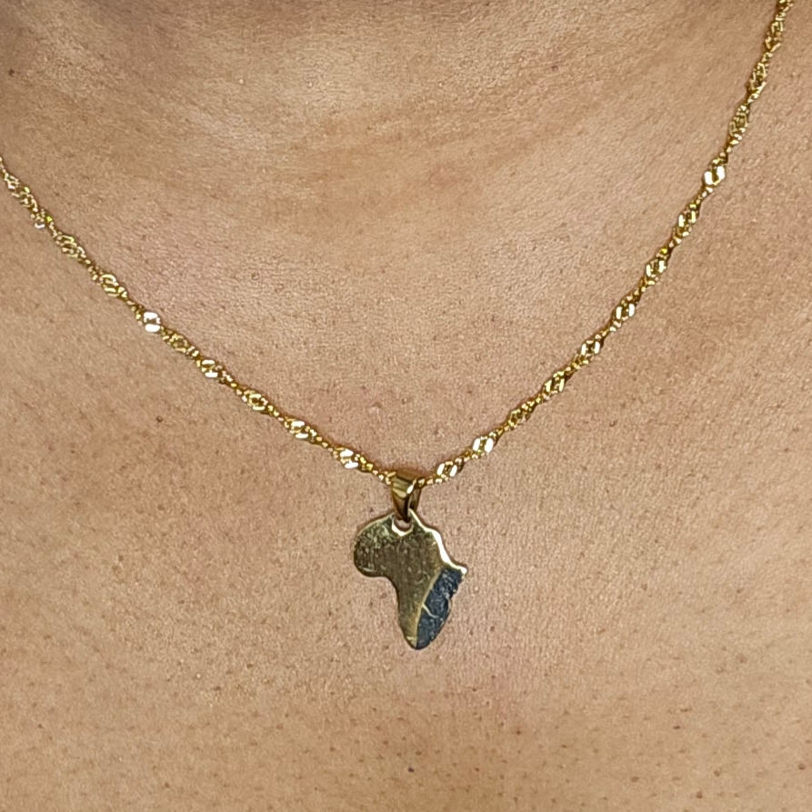 Women's Africa Pendant Necklace