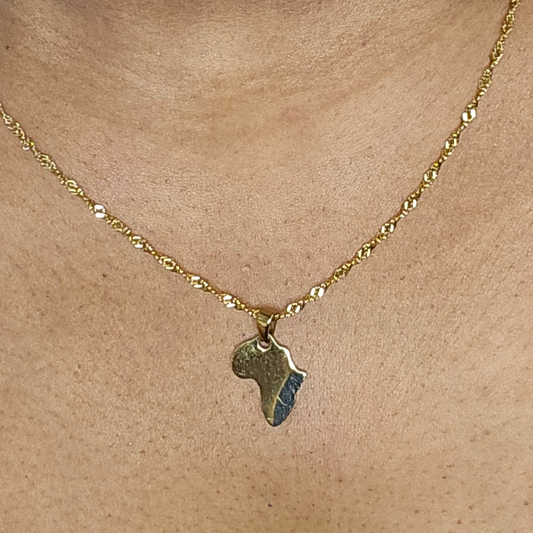 Women's Africa Pendant Necklace