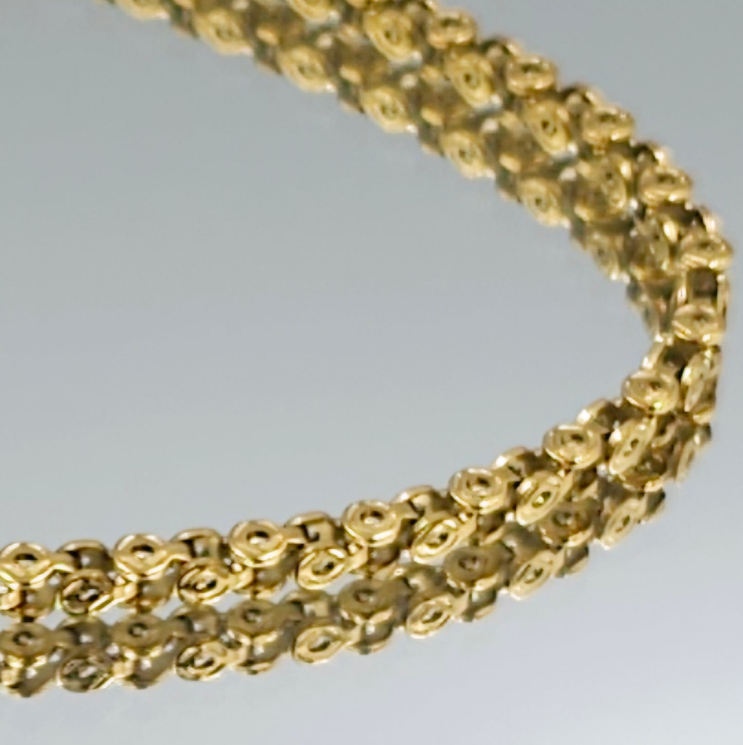 Men's Gold Bike Chain Necklace