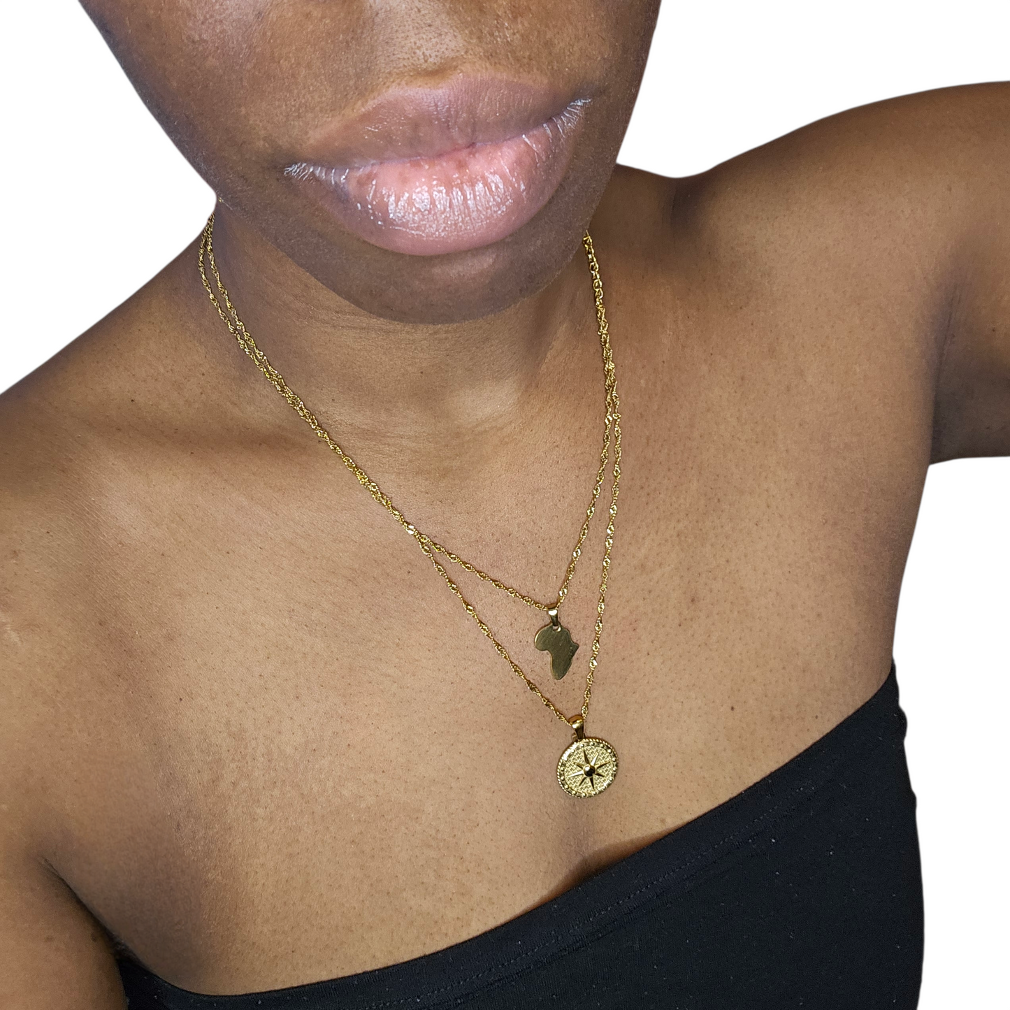Women's Africa Pendant Necklace