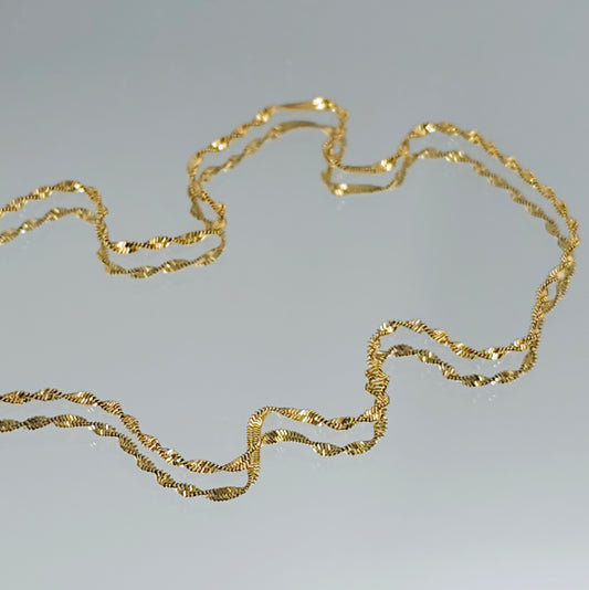 Women's Gold Twist Chain