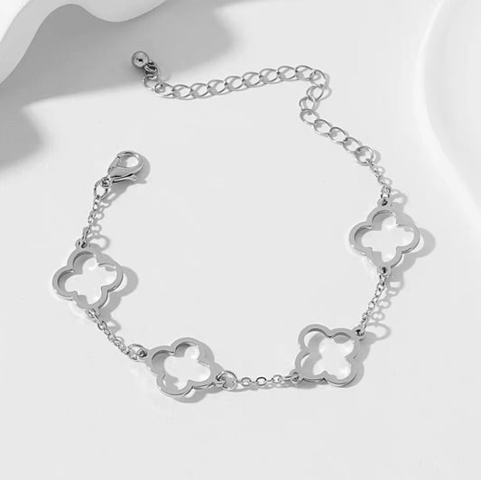 Classic Clover Bracelet - Silver