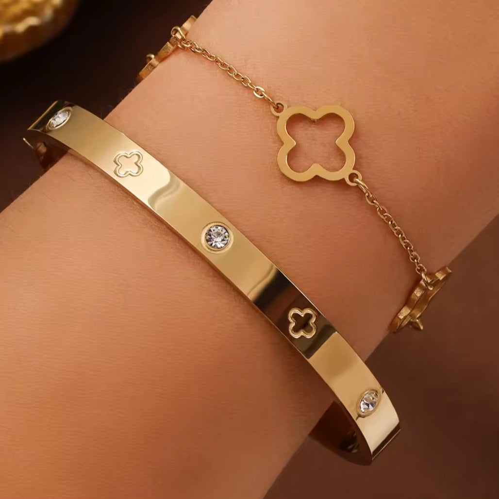 Classic Clover Bracelet - Gold