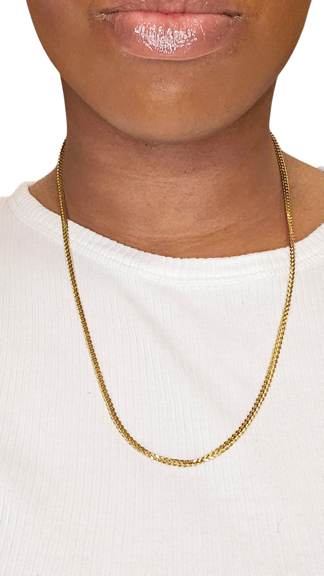 Unisex Medium Weight Box Curb Chain