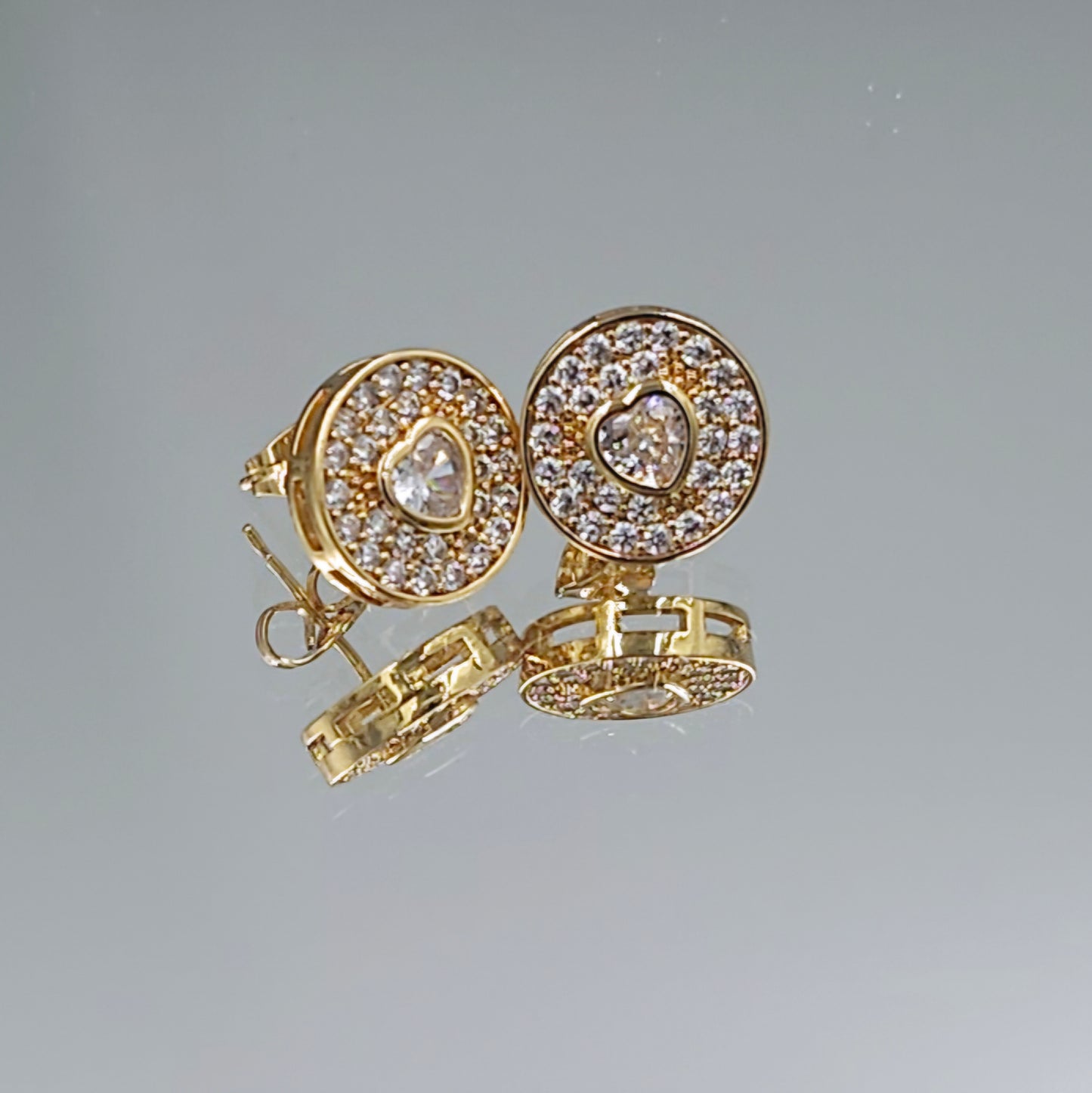 CZ Heart Jewellery Set