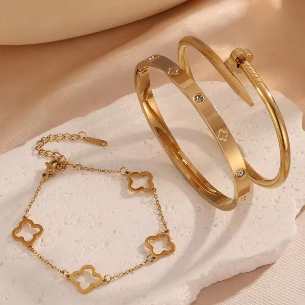 Classic Clover Bracelet - Gold