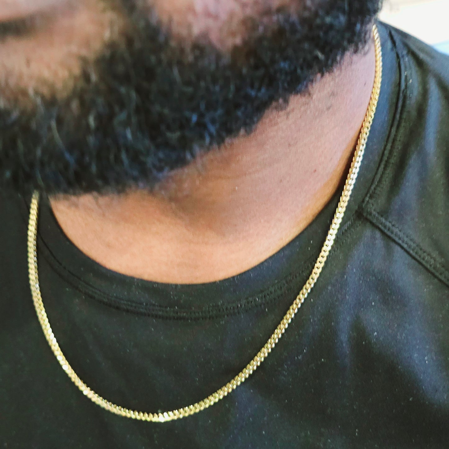 Unisex Medium Weight Box Curb Chain